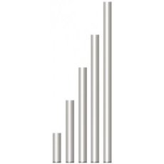 Pied fixe de praticable ASD PS100 alu 50x3x475mm avec embout PVC plancher 0.5m