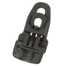 Clip pince de fixation de rideau lycra ou toile sans oeillet noir