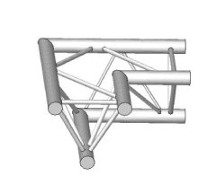 structure alu ASD angle 2 départs latéral SX290 triangulaire ASD ASX22