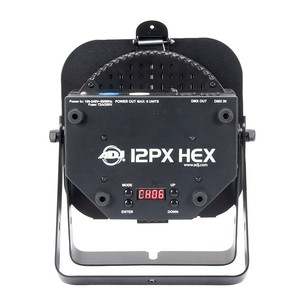 Par led ADJ 12PX HEX 12x12W RGBWA-UV