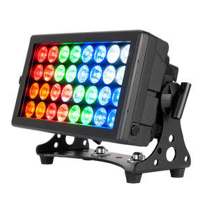 32 HEX Panel IP ADJ projecteur extérieur 32 leds 12W RGBWA+UV