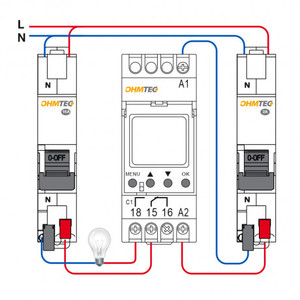 Horloge digitale modulaire programmable