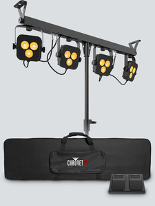 Set de 4 projecteur led sur pied Chauvet 4BAR LT BT bluetooth