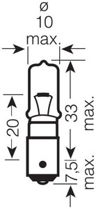 Ampoule Osram 64138 24V 21W BAy9s