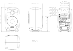 Enceinte de monitoring studio 3