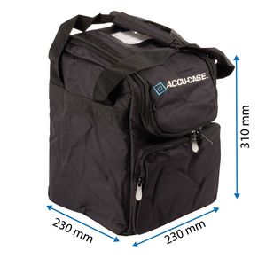 Sac de transport molletonné avec poche 230 x 230 x 310