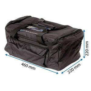 Sac de transport molletonné avec poche 460 x 220 x 220