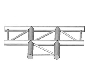 Angle en T de structure Horizontal échelle ASD AEX33