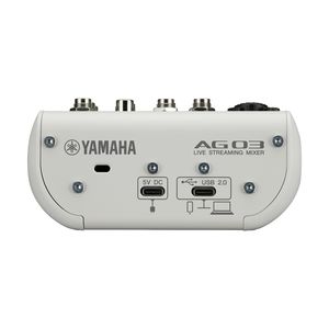 AG03 MK2 blanche Yamaha - Console USB de streaming 3 canaux