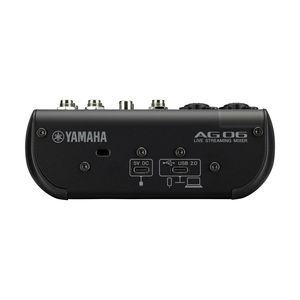 AG06 MK2 noire Yamaha console USB de streaming 6 canaux