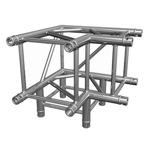 AGQUA-09 Contestage - Structure angle 90° 3 départs avec Kit de jonction