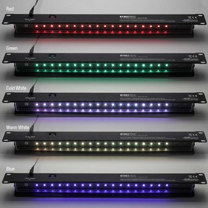 Éclairage de Rack 19 à LED multicolores 1 U Adam Hall