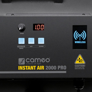 Cameo INSTANT AIR 2000 PRO Machine à vent DMX et télécommande très haut débit 56m3 par m