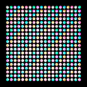 Cameo MATRIX PANEL 10 W RGB - 5 x 5 RGB LED Matrix Panel with Single Pixel Control