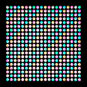 Cameo MATRIX PANEL 10 W RGB - 5 x 5 RGB LED Matrix Panel with Single Pixel Control