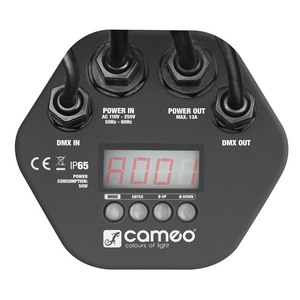 Cameo Outdoor PAR TRI 12 IP 65 Projecteur Outdoor PAR LED 12 x 3 W RGB avec boîtier noir