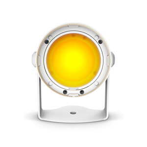 Cameo Q-Spot 40i W - Spot compact d’extérieur à LED RGBA de 40 W, modèle blanc