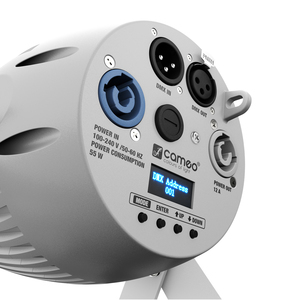 Cameo Q-Spot 40 TW WH Spot compact à LED 40W Blanc chaud et froid variable, modèle blanc