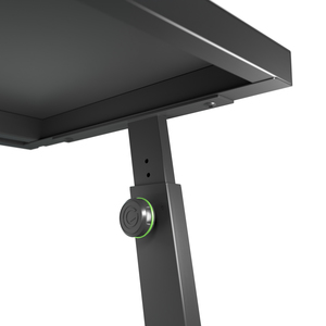 Gravity FDJT 01 Stand table pour studio ou DJ avec support pour enceintes et ordinateur portable