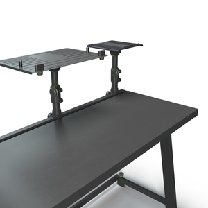 Gravity FDJT 01 Stand table pour studio ou DJ avec support pour enceintes et ordinateur portable