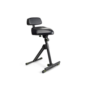 Gravity FM SEAT1 BR - Tabouret réglable en hauteur avec pied et dossier