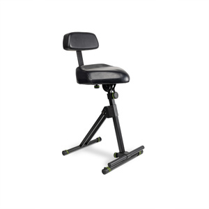 Gravity FM SEAT1 BR - Tabouret réglable en hauteur avec pied et dossier