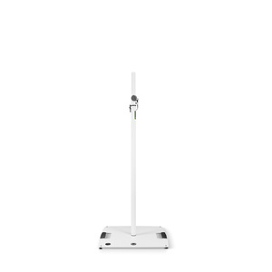 Gravity LS 431 W - Pied d'éclairage avec base carrée en acier et possibilité de montage pour les charges excentrées