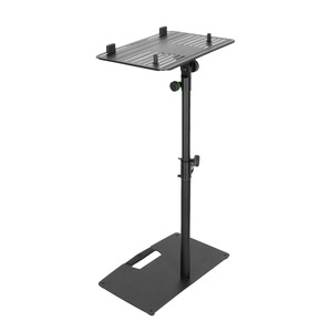 Gravity LTS T 02 B - Support universel pour ordinateur portable avec broches de maintien réglables et base en acier, noir