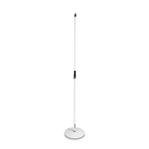 Gravity MS 23 W - Pied Micro Droit à Base Ronde blanc