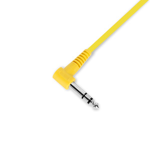 Adam Hall Cables 3 STAR BGG 0015 SET - Lot de 6 câbles patch 6,3 mm jack coudé stéréo 0,15 m