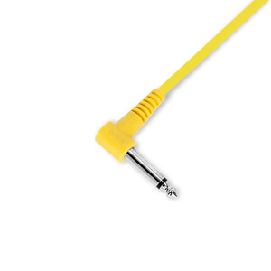 Adam Hall Cables 3 STAR IRR 0030 SET - Lot de 6 câbles patch 6,3 mm jack coudé mono 0,30 m