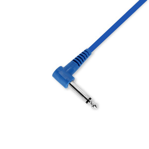 Adam Hall Cables 3 STAR IRR 0120 SET - Lot de 6 câbles patch 6,3 mm jack coudé mono 1,20 m