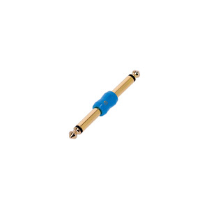 Adaptateur BLU Line - coupleur mâle mâle  pour pédale d'effet Jack 6.35 TS vers Jack 6.35 TS