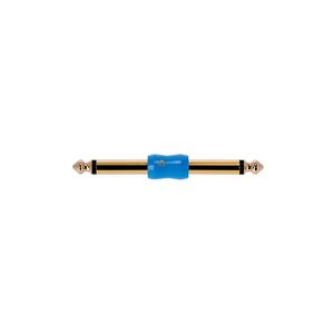 Adaptateur BLU Line - coupleur mâle mâle  pour pédale d'effet Jack 6.35 TS vers Jack 6.35 TS