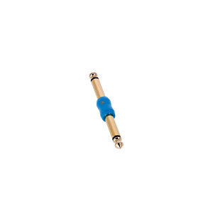 Adaptateur BLU Line - coupleur mâle mâle  pour pédale d'effet Jack 6.35 TS vers Jack 6.35 TS