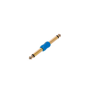 Adaptateur BLU Line - coupleur mâle mâle  pour pédale d'effet Jack 6.35 TS vers Jack 6.35 TS