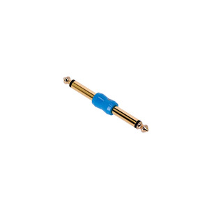 Adaptateur BLU Line - coupleur mâle mâle  pour pédale d'effet Jack 6.35 TS vers Jack 6.35 TS