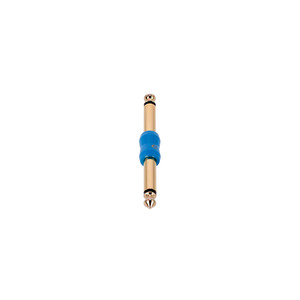 Adaptateur BLU Line - coupleur mâle mâle  pour pédale d'effet Jack 6.35 TS vers Jack 6.35 TS