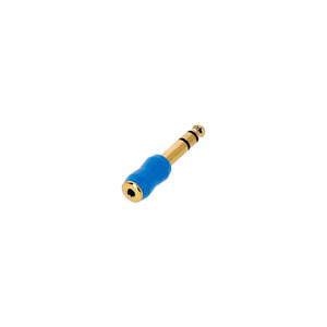 Adaptateur BLU Line  Minijack femelle stéréo TRS vers Jack 6.35 mâle TRS pour casque