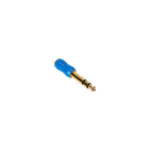 Adaptateur BLU Line  Minijack femelle stéréo TRS vers Jack 6.35 mâle TRS pour casque