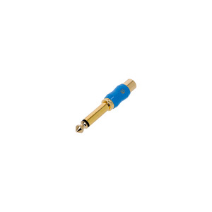 Adaptateur BLU LINE - RCA Femelle x Jack 6.35 mono TS pour entrée Ligne