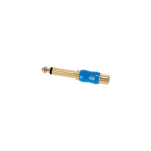 Adaptateur BLU LINE - RCA Femelle x Jack 6.35 mono TS pour entrée Ligne