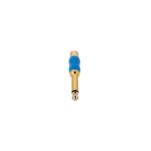 Adaptateur BLU LINE - RCA Femelle x Jack 6.35 mono TS pour entrée Ligne