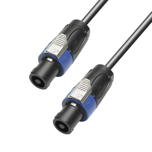 Câble Enceintes 4 x 2,5 mm² Connecteur standard speakon 4 points 20 m