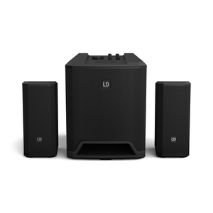 LD Systems DAVE 10 G4X - Système de sonorisation 2.1 amplifié compact