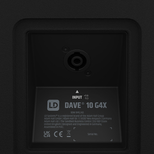 LD Systems DAVE 10 G4X - Système de sonorisation 2.1 amplifié compact