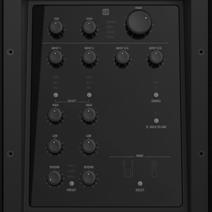 LD Systems DAVE 15 G4X - Sonorisation 2.1 amplifiée 2060W mixage Bluetooth DSP