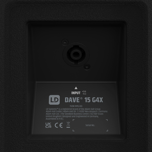 LD Systems DAVE 15 G4X - Sonorisation 2.1 amplifiée 2060W mixage Bluetooth DSP