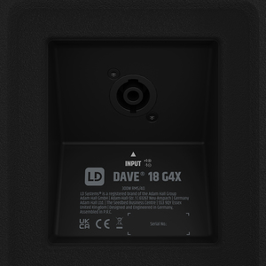 LD Systems DAVE 18 G4X - Sonorisation 2.1 amplifiée 4000W mixage Bluetooth DSP