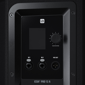 ICOA PRO 12 A LD Systems - Enceinte active 12 pouces avec Bluetooth et App 2000W 133dB